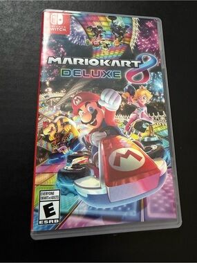 Nintendo Mario Kart 8 Deluxe — Red, Pink, Blue Cover Art